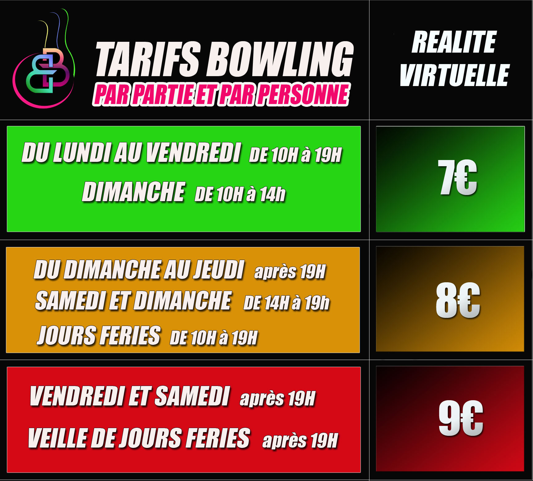 Tarifs Du Bowling Et Activit s Et Horaires D ouverture Bowling 4 As 